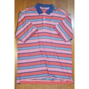 Mens McKenzie Pointe SS Polo Golf‎ Shirt Sz Large Pima Cotton